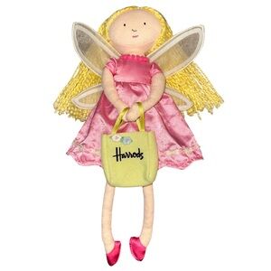 Harrods Fairy Plush Doll , Blonde Yarn Hair